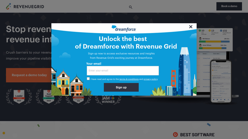 RevenueGrid Landing Page