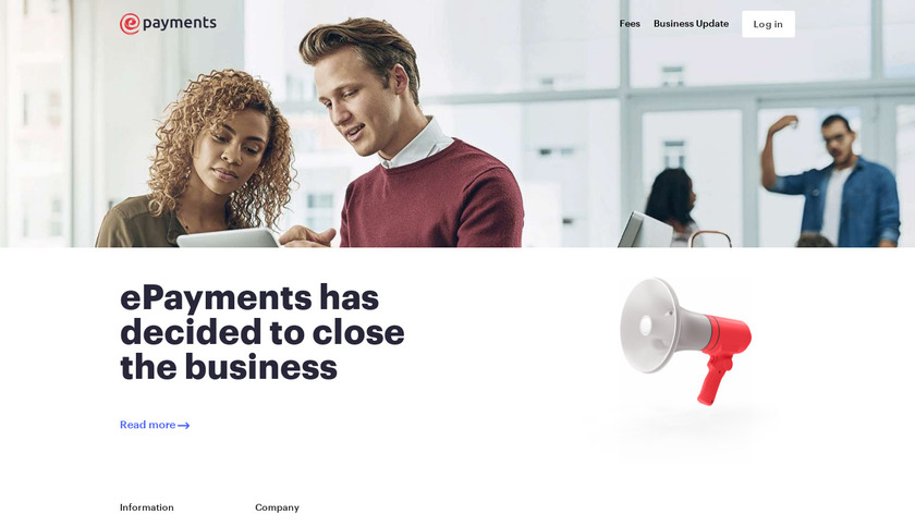 ePayments Landing Page
