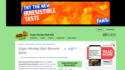 Super Monkey Ball: Banana Splitz image