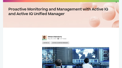 Active IQ Unified Manager image