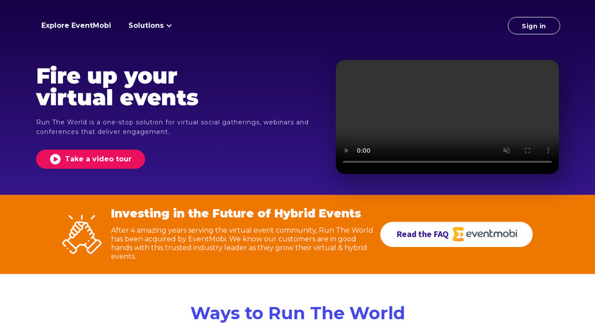 Run the World Landing Page