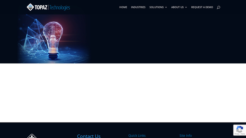 Topaz Veterinary Management Landing Page