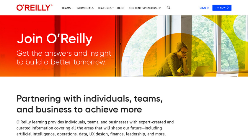 O'Reilly Online Learning Landing Page