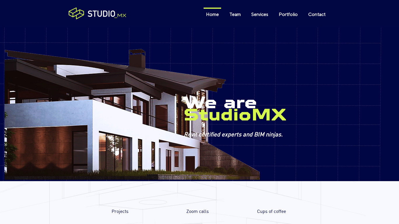Studio MX Landing page
