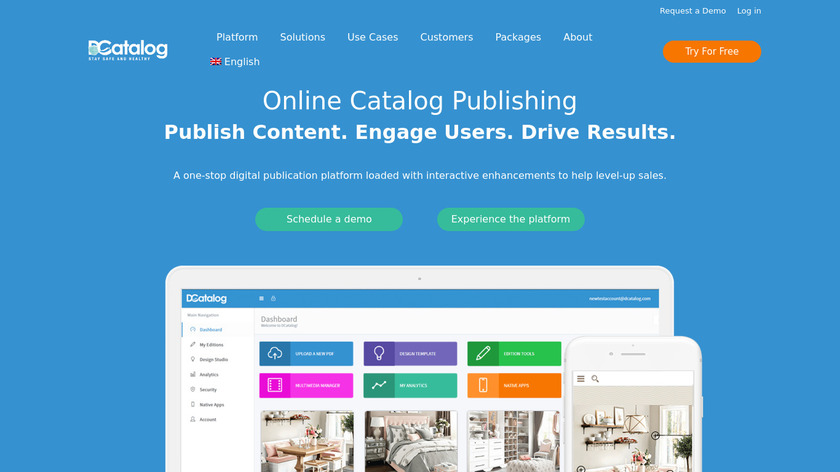 DCatalog Landing Page