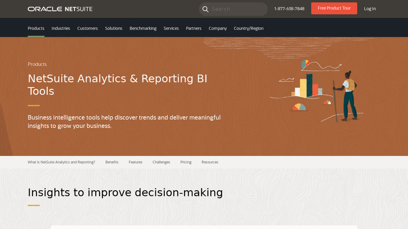 SuiteAnalytics Landing Page