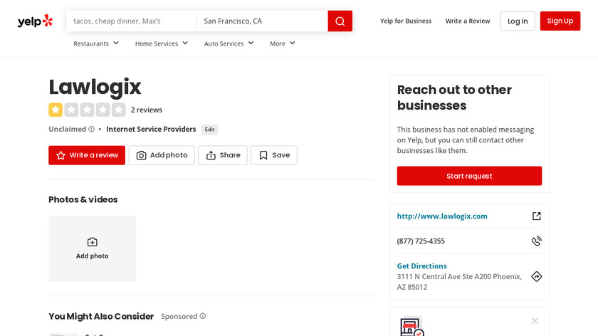 LawLogix Landing Page