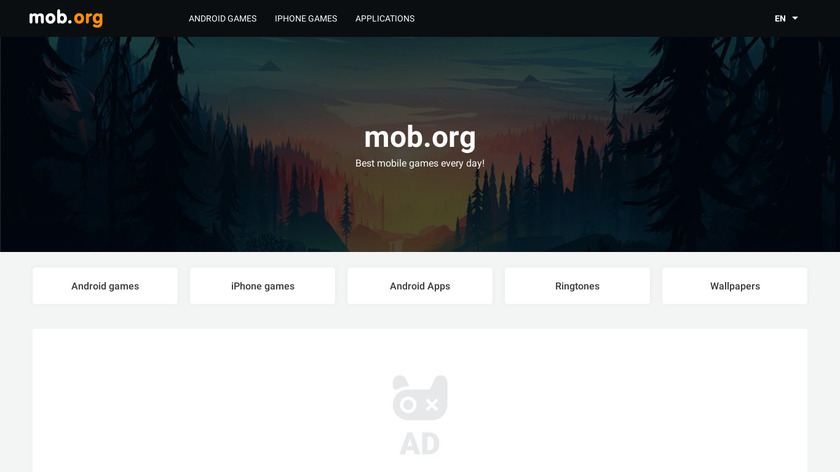 Mob.org Landing Page