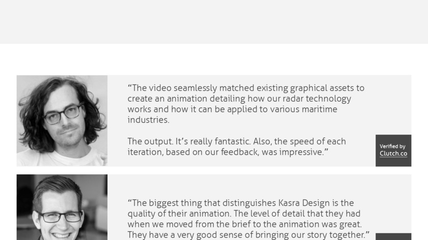 Kasra Design Landing Page