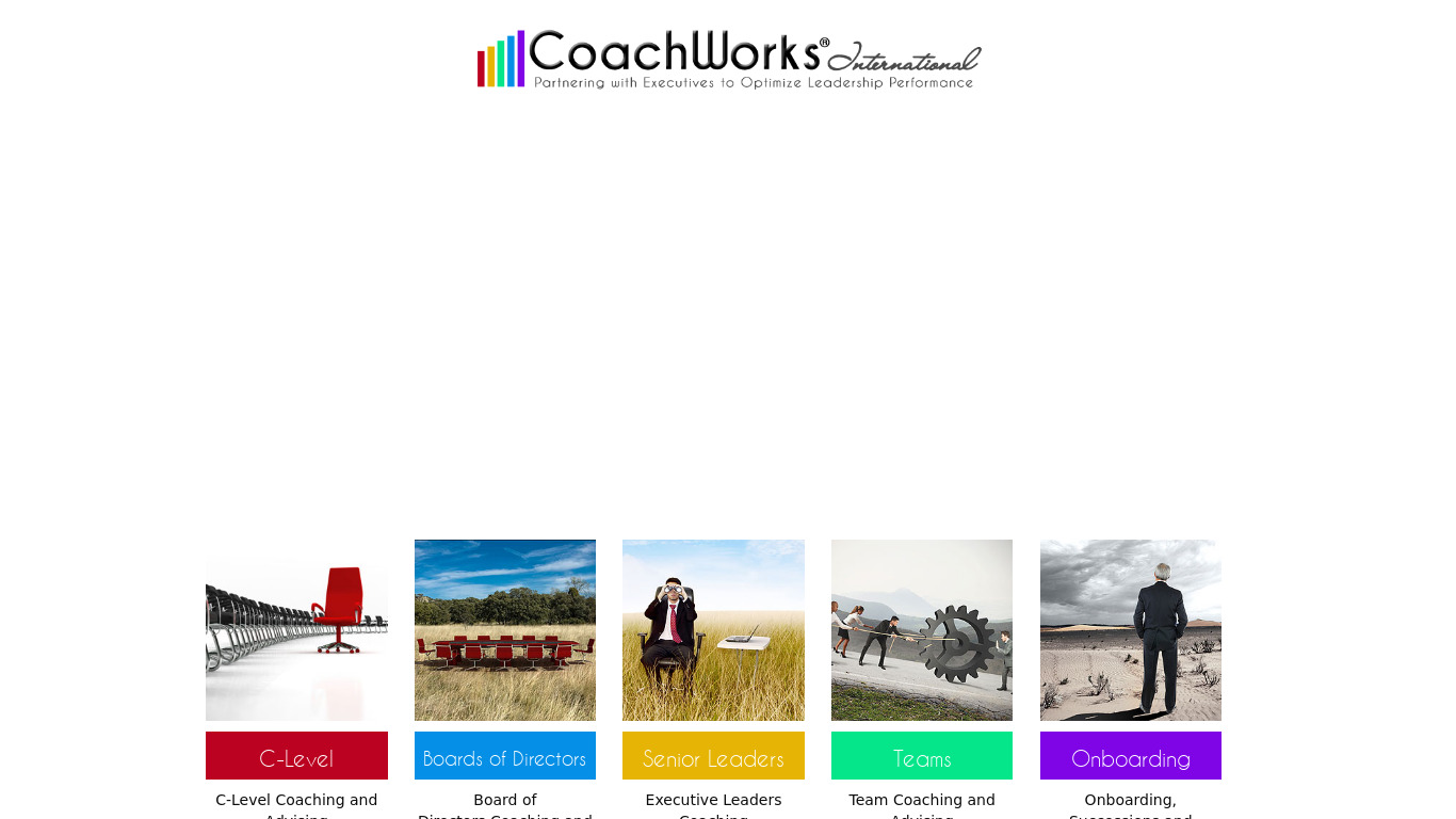 CoachWorks Landing page