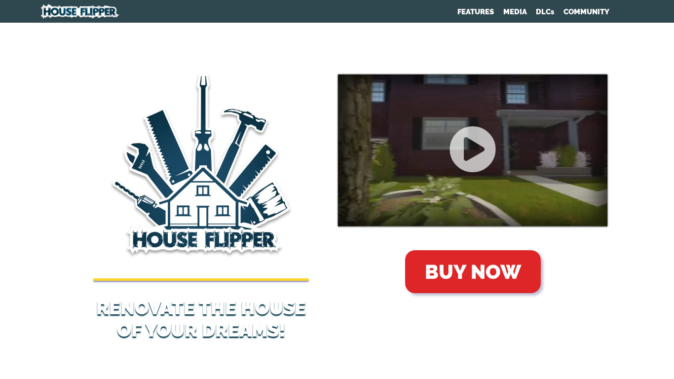 House Flipper Landing page