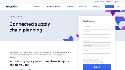 Anaplan for Supply Chain image