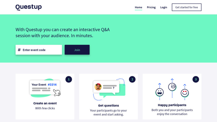 Questup Landing Page