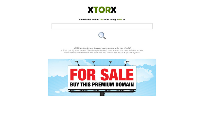 XTORX Landing Page