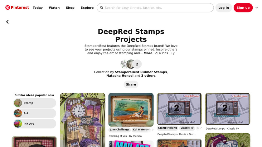 Red Stamp Cards Landing Page