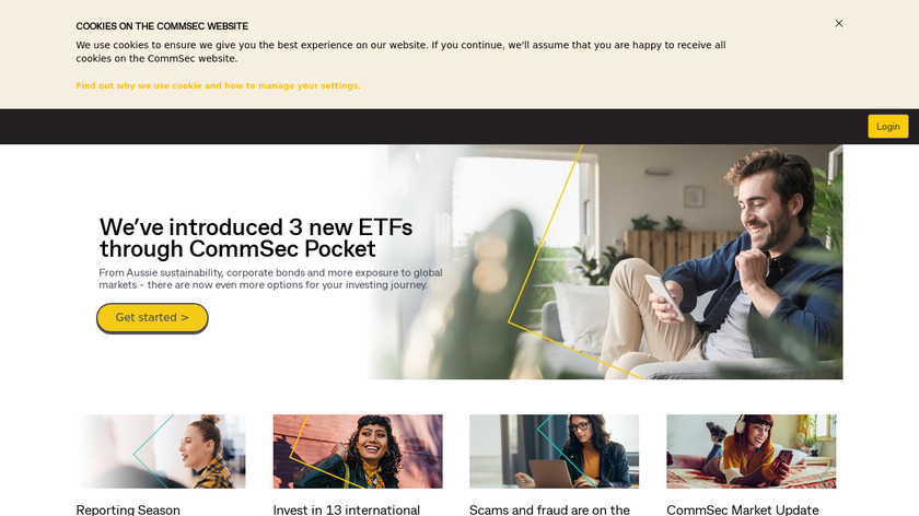 CommSec Landing Page