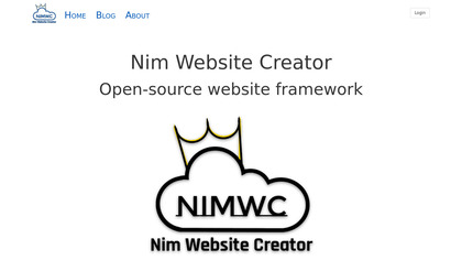 Nim Website Creator (NimWC) image