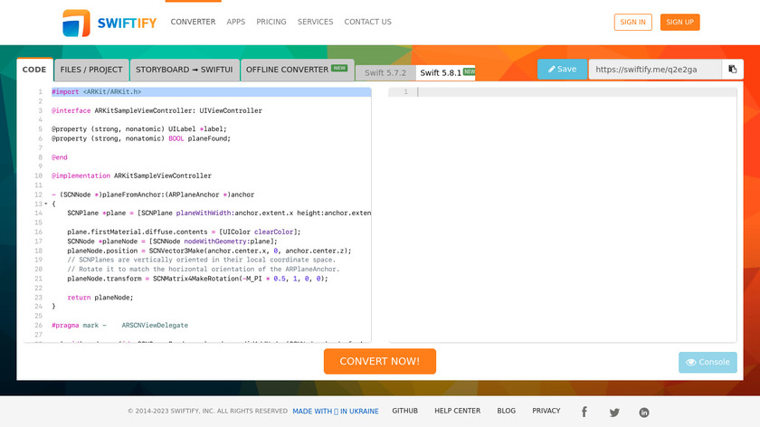 Swiftify Landing Page