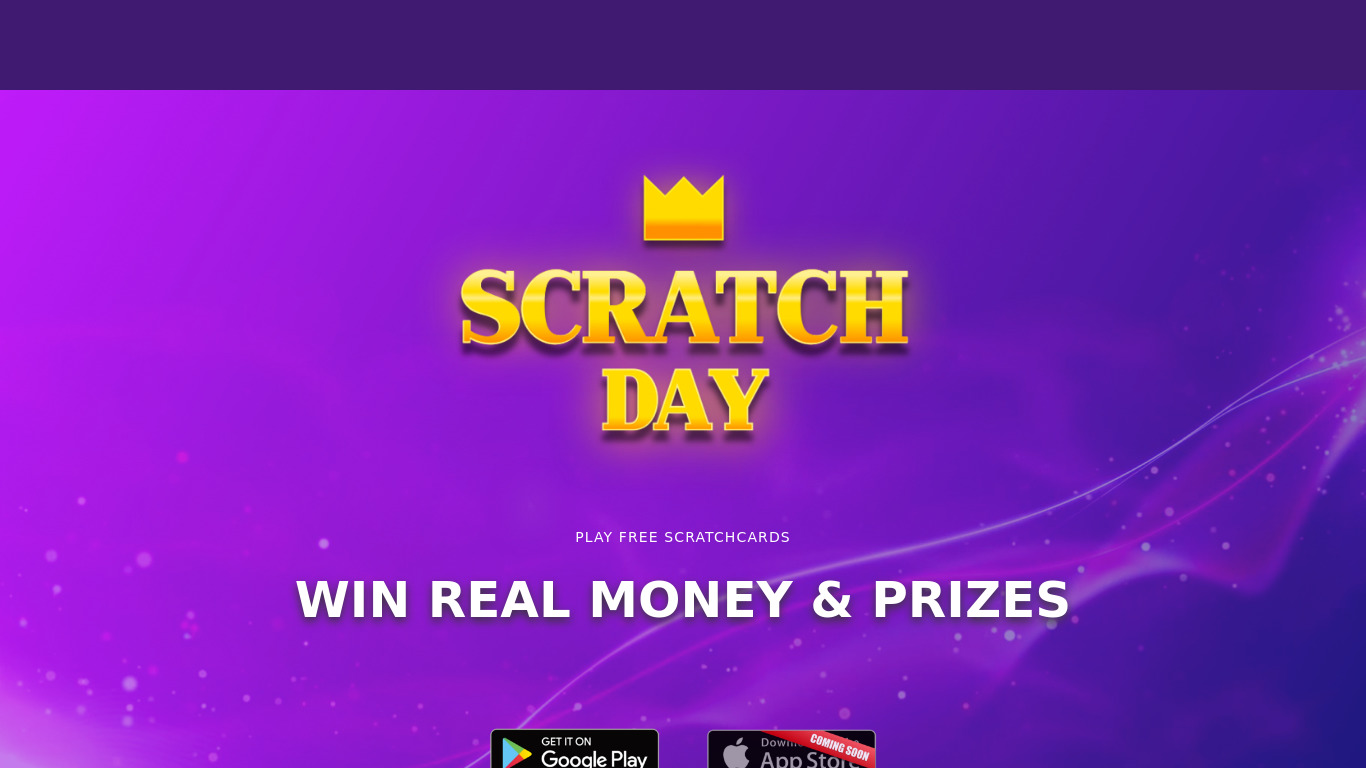 Scratch Day Landing page