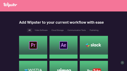 Wipster + Adobe Premiere Pro image