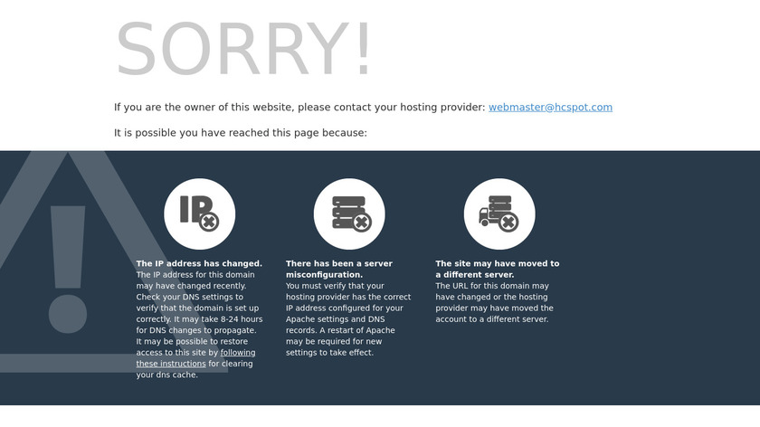 HCSpot Landing Page
