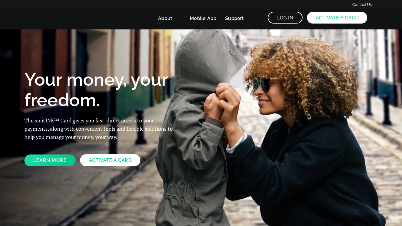 smiONE Landing page
