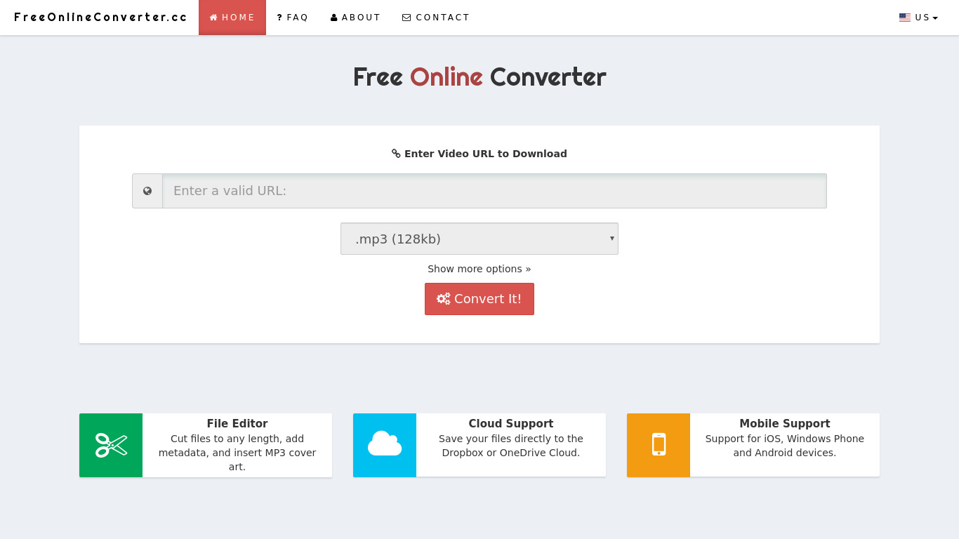 Freeonlineconverter.cc Landing page