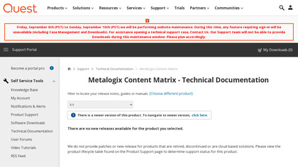 Metalogix Content Matrix image