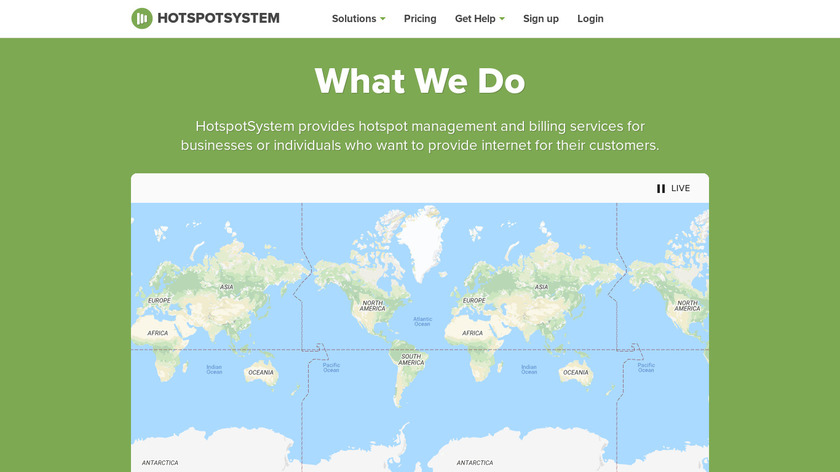 Hotspot System Landing Page