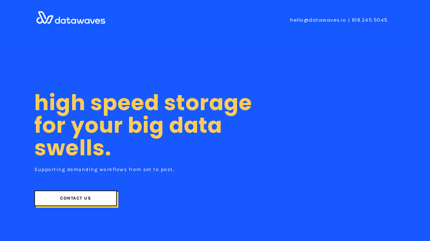 Datawaves Landing Page