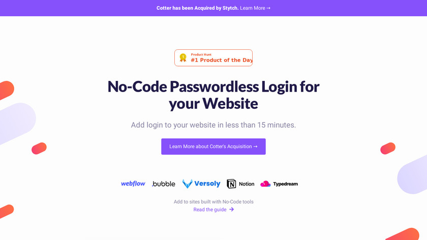 Cotter Landing Page