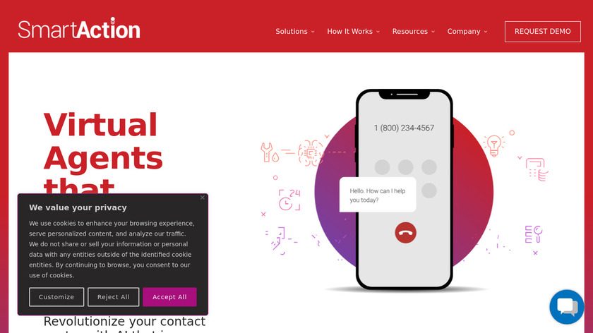 SmartAction.ai Landing Page