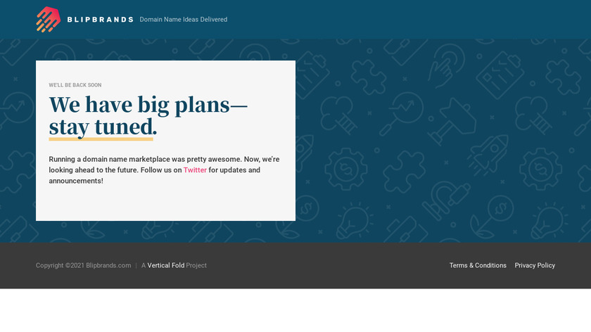Blipbrands Landing Page