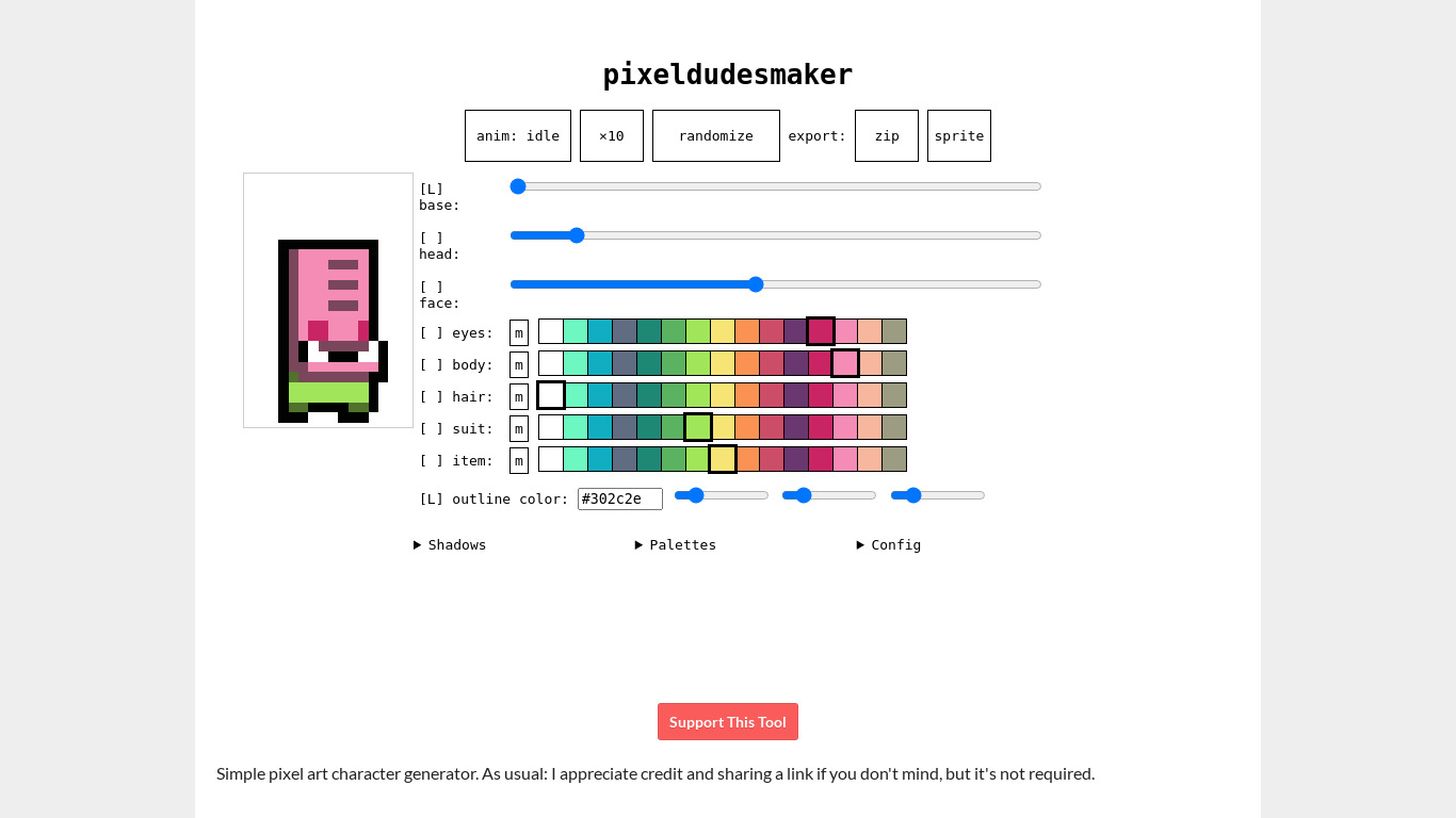 pixeldudesmaker Landing page