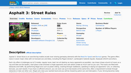 Asphalt 3: Street Rules image