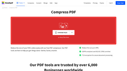 Compress PDF (by SmallPDF) image