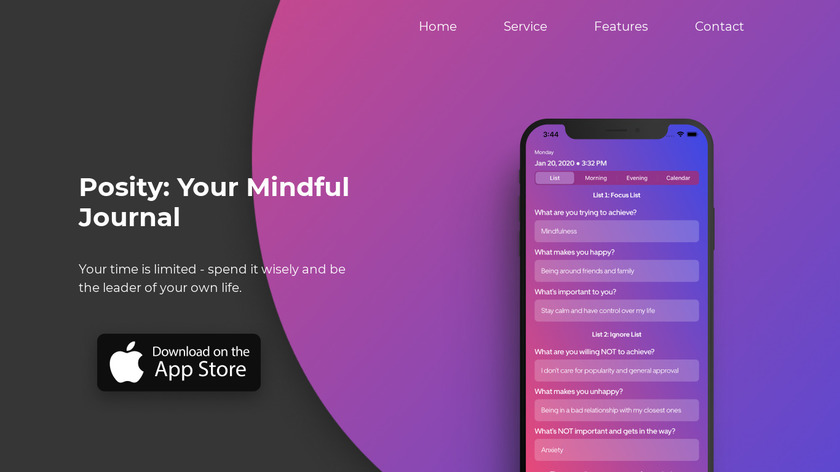 Posity Landing Page