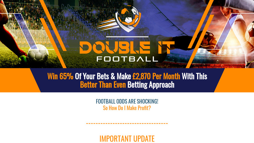 DOUBLEit Landing Page