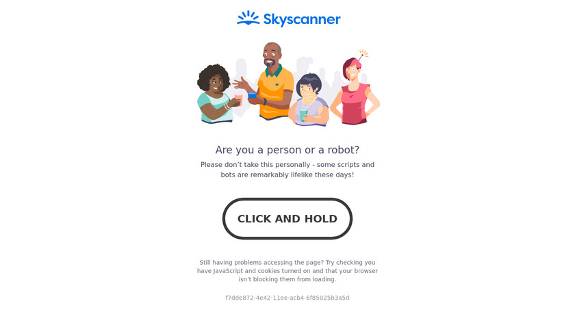 Skyscanner Price Prediction Landing Page