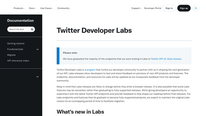 developer.twitter.com Hide replies API image