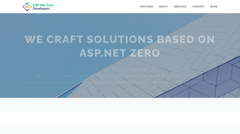 ASP.NET Zero Landing Page