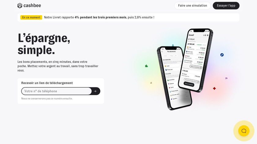 Cashbee Landing Page