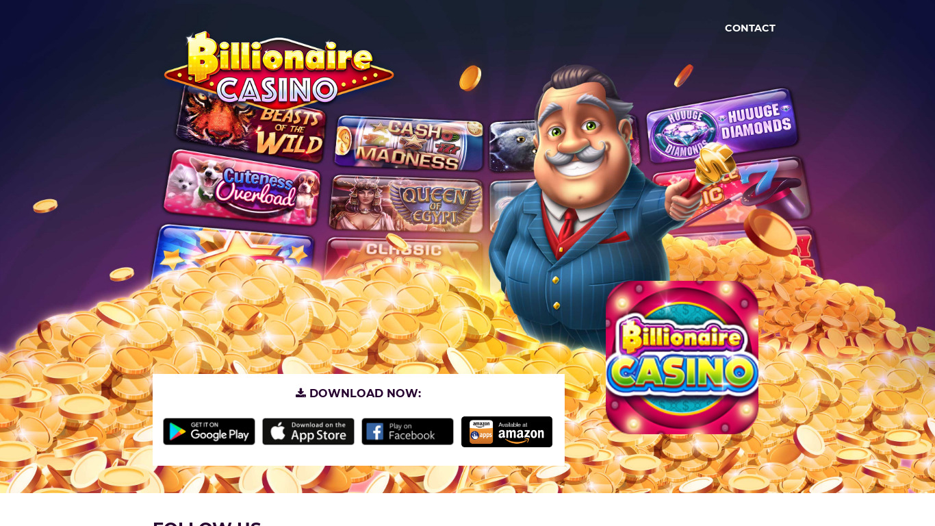 Billionaire Casino Slots 777 Landing page