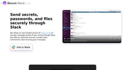 Secure Send for Slack image