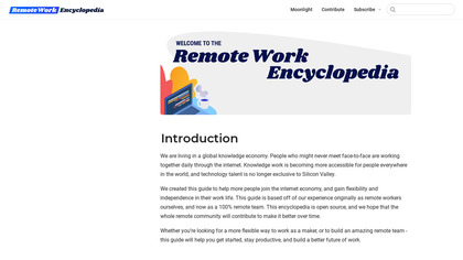 Remote Work Encyclopedia image