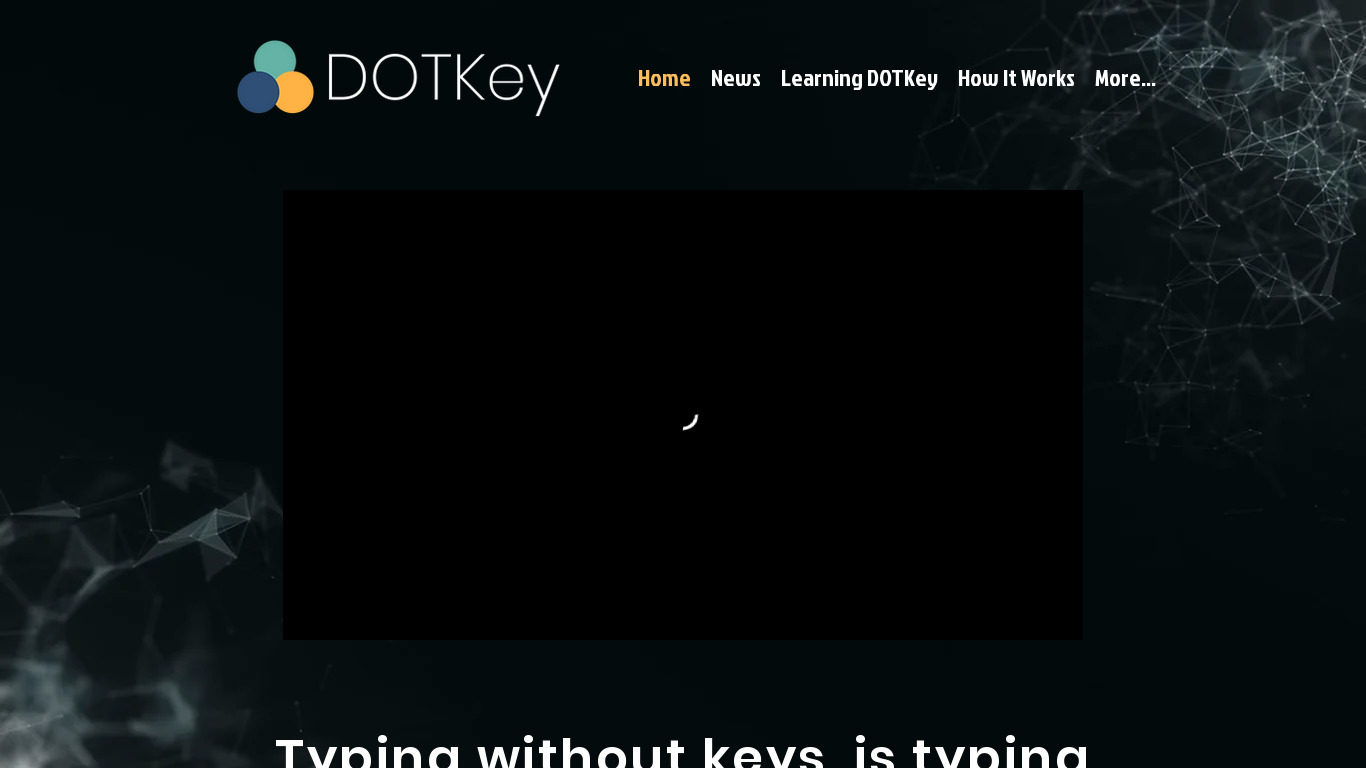 DOTKey Landing page