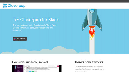 Cloverpop for Slack 🚀😀 image