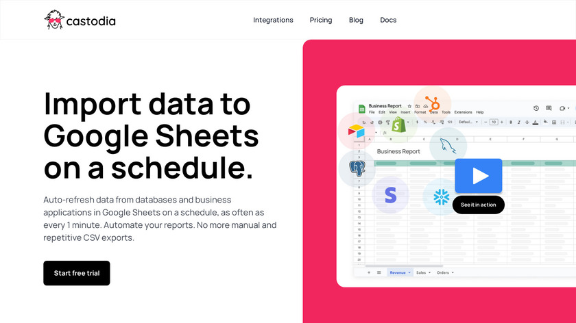 Castodia Landing Page