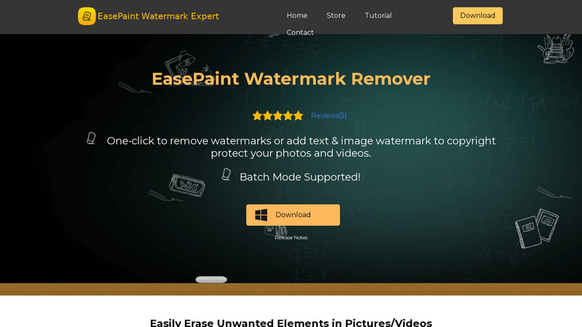 EasePaint Watermark Remover Landing Page