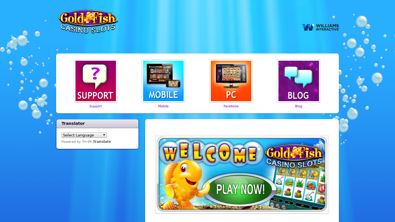 Gold Fish Casino Slots: Free! Landing page